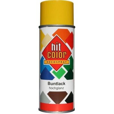 Hitcolor Belton Ral 1021 Jaune Colza Satin Peinture en spray - Publicité Hitcolor Belton Ral 1021 Jaune Colza Satin Peinture en spray - Publicité