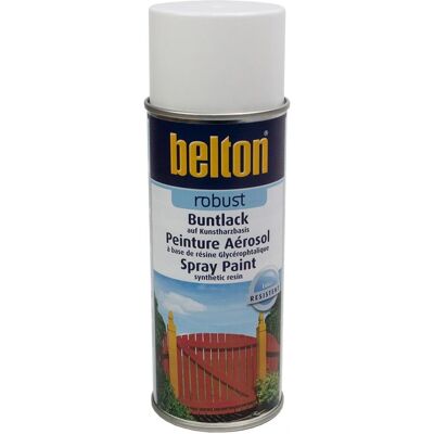 Peinture en aérosol Belton Ral 9010 - Blanc brillant résistant - Publicité Peinture en aérosol Belton Ral 9010 - Blanc brillant résistant - Publicité