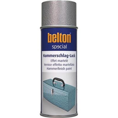 Belton Finition Marteau Argentée - Spray 400ml pour Métal & Plastique - Publicité Belton Finition Marteau Argentée - Spray 400ml pour Métal & Plastique - Publicité