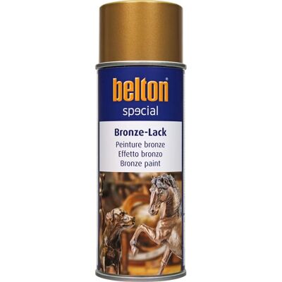 Peinture en spray bronze Belton - Or Antique 400ML - Publicité Peinture en spray bronze Belton - Or Antique 400ML - Publicité