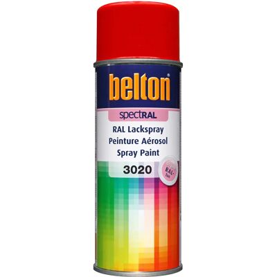 Vernice spray Belton RAL 3020 Rosso - Vernice in bomboletta Vernice spray Belton RAL 3020 Rosso - Vernice in bomboletta