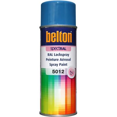 Belton Spray RAL 5012 - Bleu Lumineux - Peinture en Spray pour Métal, Bois, Verre - Publicité Belton Spray RAL 5012 - Bleu Lumineux - Peinture en Spray pour Métal, Bois, Verre - Publicité