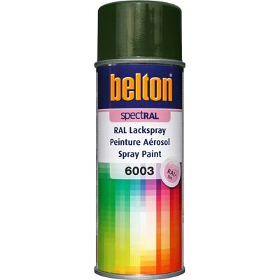Belton Vert Olive RAL 6003 Peinture en Spray - Spray Paint - Publicité Belton Vert Olive RAL 6003 Peinture en Spray - Spray Paint - Publicité