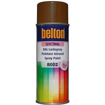 Peinture en aérosol de sécurité Spectral Belton RAL 8002 - Spray Paint Peinture en aérosol de sécurité Spectral Belton RAL 8002 - Spray Paint