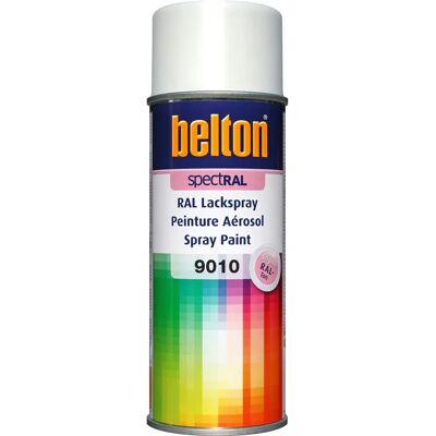 Belton RAL 9010 Blanc Pur Spray - Spray Paint Belton RAL 9010 Blanc Pur Spray - Spray Paint
