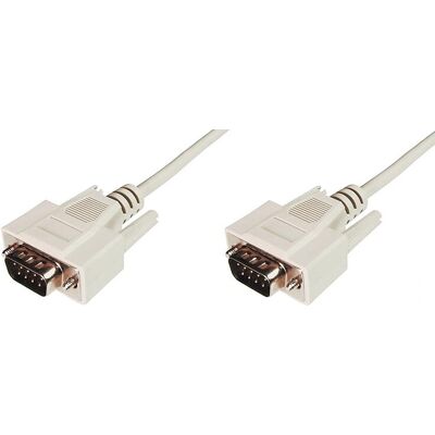 Câble Série ASSMANN Electronic AK 174 - 3M - Beige - D-Sub 9 broches - Publicité Câble Série ASSMANN Electronic AK 174 - 3M - Beige - D-Sub 9 broches - Publicité