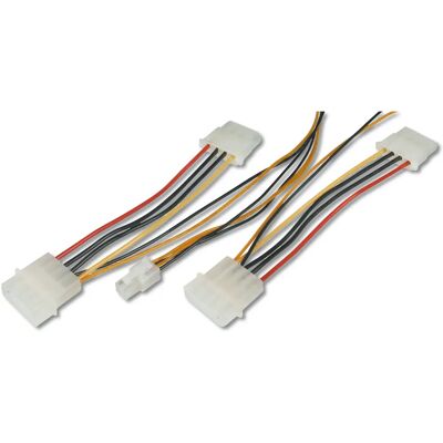 Assmann Electronic AK ATX-P4 Stromkabel - Intern, 0,44 m, Mehrfarbig Assmann Electronic AK ATX-P4 Stromkabel - Intern, 0,44 m, Mehrfarbig