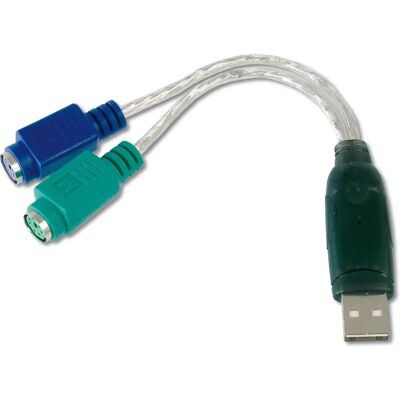 Digitus DA-70118 PS/2-zu-USB-Adapter - Adapter Digitus DA-70118 PS/2-zu-USB-Adapter - Adapter