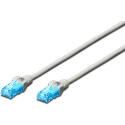 Cabo de rede UTP Cat 5e cinza Digitus DK-1512-005 50cm Cabo de rede UTP Cat 5e cinza Digitus DK-1512-005 50cm