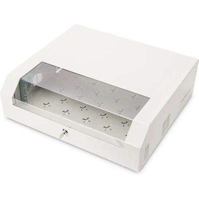 Digitus Digital Wandmontiertes 3U Stahlschrank - Grau Digitus Digital Wandmontiertes 3U Stahlschrank - Grau