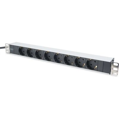 Accesorio de Rack Digitus DN-95401 - 8 Tomas, 230V, Montaje en pared Accesorio de Rack Digitus DN-95401 - 8 Tomas, 230V, Montaje en pared