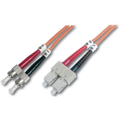 Digitus DK-2612-07 Kabel światłowodowy 7 m ST/SC Pomarańczowy - Kabel światłowodowy Digitus DK-2612-07 Kabel światłowodowy 7 m ST/SC Pomarańczowy - Kabel światłowodowy