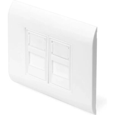 Digitus DN-93802 Wandmontageplatte RJ-45 Weiß - Steckdose Digitus DN-93802 Wandmontageplatte RJ-45 Weiß - Steckdose