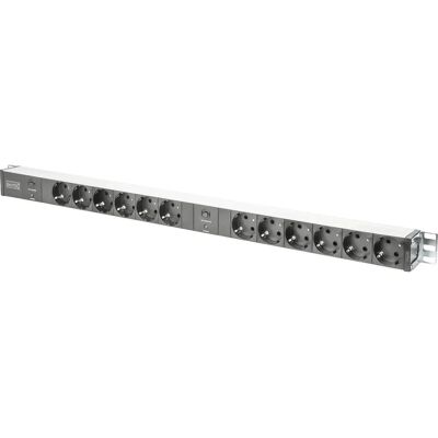 Digitus DN-95405 Verlengsnoer aluminium - Power Strip Digitus DN-95405 Verlengsnoer aluminium - Power Strip
