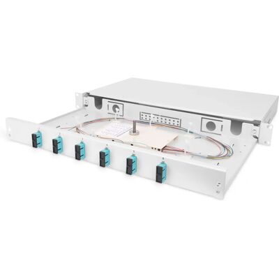 Digitus DN-96320/3 Száloptikai adapter - 6 port - Szürke Digitus DN-96320/3 Száloptikai adapter - 6 port - Szürke