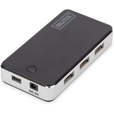 Digitus DA-70222 Hub de interfață - 7 porturi USB 2.0 Digitus DA-70222 Hub de interfață - 7 porturi USB 2.0