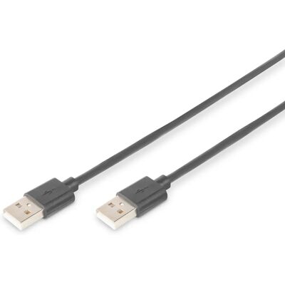 Digitus AK-300101-018-S Cavo USB - USB 2.0 - 1,8 m - Nero - Cavo USB Digitus AK-300101-018-S Cavo USB - USB 2.0 - 1,8 m - Nero - Cavo USB