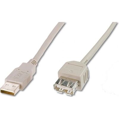 ASSMANN Electronic AK-300200-018-E Cable USB - 1,8m Beige USB 2.0 ASSMANN Electronic AK-300200-018-E Cable USB - 1,8m Beige USB 2.0