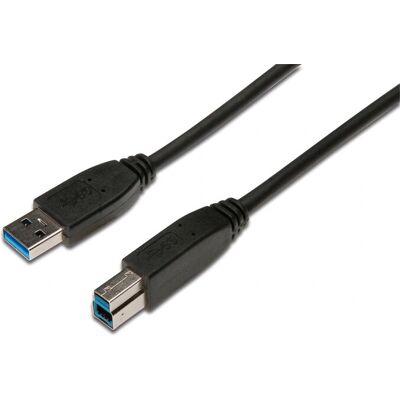 ASSMANN USB-Kabel - 1,8m Schwarz USB 3.2 Gen 1 ASSMANN USB-Kabel - 1,8m Schwarz USB 3.2 Gen 1