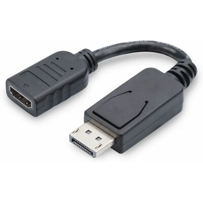 Digitus DisplayPort to HDMI Adapter - 15cm Musta Digitus DisplayPort to HDMI Adapter - 15cm Musta