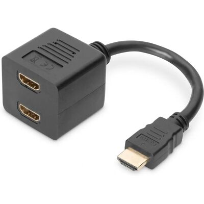 Digitus AK-330400-002-S HDMI-Kabel - 0,2 m - Schwarz - HDMI Typ A Digitus AK-330400-002-S HDMI-Kabel - 0,2 m - Schwarz - HDMI Typ A