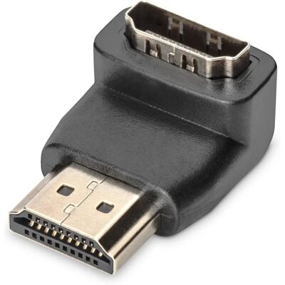 Adaptateur HDMI 4K 90° Noir Digitus - Publicité Adaptateur HDMI 4K 90° Noir Digitus - Publicité