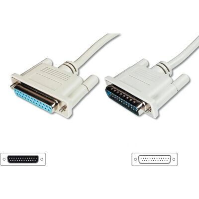 Digitus AK-610201-100-E Sériový kabel - 10m Digitus AK-610201-100-E Sériový kabel - 10m