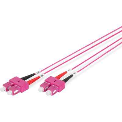 Digitus DK-2522-01-4 Glasfaserkabel - Violett - 1m Digitus DK-2522-01-4 Glasfaserkabel - Violett - 1m