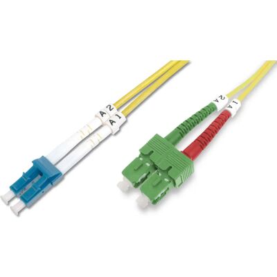 Digitus DK-292SCA3LC-05 InfiniBand glasvezelkabel 5 m Geel - Glasvezelkabel Digitus DK-292SCA3LC-05 InfiniBand glasvezelkabel 5 m Geel - Glasvezelkabel