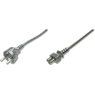 Digitus Voedingskabel - 1,8 m, IEC C5, CEE 7/7 (Type-F) - Zwart Digitus Voedingskabel - 1,8 m, IEC C5, CEE 7/7 (Type-F) - Zwart