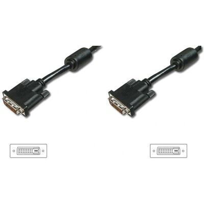 Cavo DVI-D Digitus DK-320101-020-S 2m - Nero - Cavo DVI Cavo DVI-D Digitus DK-320101-020-S 2m - Nero - Cavo DVI