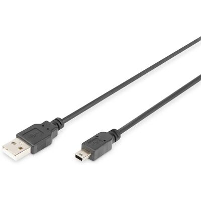 Digitus 1,8m USB-Kabel - Hochgeschwindigkeits-Datenübertragung - Schwarz Digitus 1,8m USB-Kabel - Hochgeschwindigkeits-Datenübertragung - Schwarz