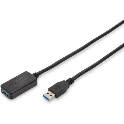 Kabel USB Digitus - 5m Czarny - Obsługuje USB 3.2 Gen 1 Kabel USB Digitus - 5m Czarny - Obsługuje USB 3.2 Gen 1