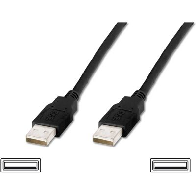 Digitus DK-300101-018-S USB Kabel - Hochgeschwindigkeits 1,8m Schwarz Digitus DK-300101-018-S USB Kabel - Hochgeschwindigkeits 1,8m Schwarz
