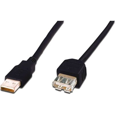 Digitus DK-300202-030-S USB Kabel - 3m - Schwarz - USB 2.0 Verlängerung Digitus DK-300202-030-S USB Kabel - 3m - Schwarz - USB 2.0 Verlängerung