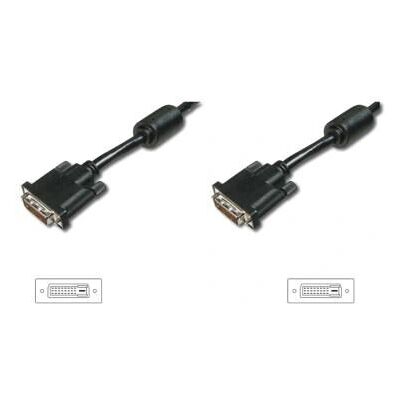 Cavo DVI-D Dual Link Digitus DK-320101-030-S - 3,05 m - Nero Cavo DVI-D Dual Link Digitus DK-320101-030-S - 3,05 m - Nero