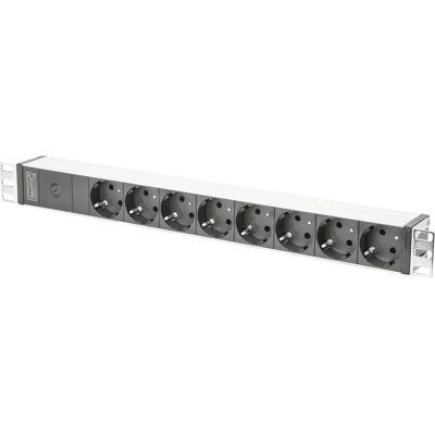 Digitus DN-95410 Multipresa - 8 prese - Nero Digitus DN-95410 Multipresa - 8 prese - Nero