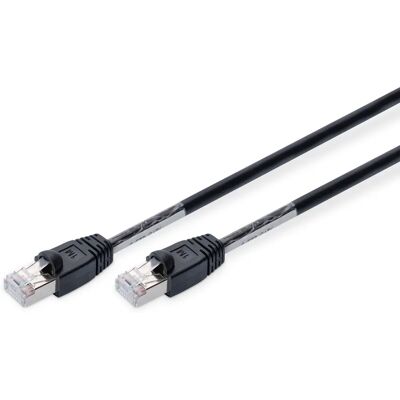 Kabel sieciowy Digitus czarny 1 m Cat6 S/FTP Kabel sieciowy Digitus czarny 1 m Cat6 S/FTP
