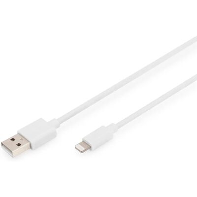 Cavo Lightning Digitus DB-600106-010-W - 1 m Bianco Cavo Lightning Digitus DB-600106-010-W - 1 m Bianco