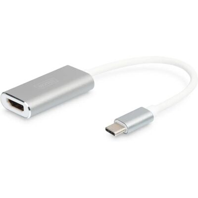 Digitus DA-70836 4K HDMI Video Adapter - Aluminiumsgrå - Video Adapter Digitus DA-70836 4K HDMI Video Adapter - Aluminiumsgrå - Video Adapter