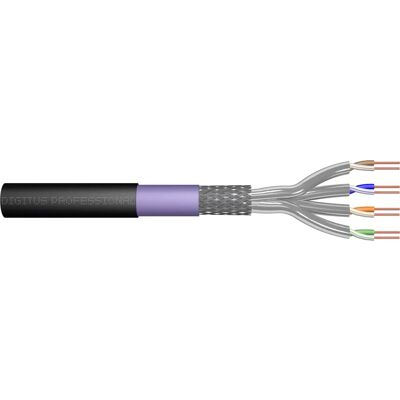 Digitus Czarny Kabel Sieciowy Cat7 S/FTP - 100m Digitus Czarny Kabel Sieciowy Cat7 S/FTP - 100m