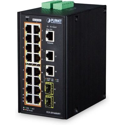 ASSMANN Electronic - IGS-20160HPT - Schwarz - Netzwerk-Switch ASSMANN Electronic - IGS-20160HPT - Schwarz - Netzwerk-Switch
