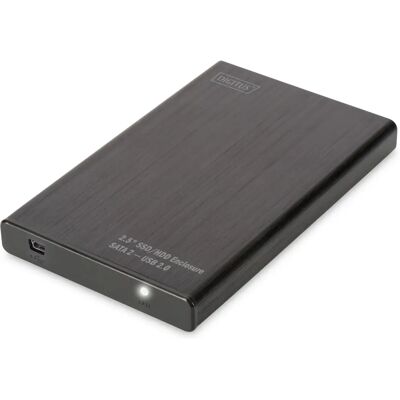 Digitus DA-71104 Opslagbehuizing - 2,5" SATA SSD/HDD - USB 2.0 Digitus DA-71104 Opslagbehuizing - 2,5" SATA SSD/HDD - USB 2.0