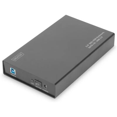 Boîtier portable Digitus HDD/SSD - Noir - Supporte disques SATA 2,5/3,5" - Publicité Boîtier portable Digitus HDD/SSD - Noir - Supporte disques SATA 2,5/3,5" - Publicité