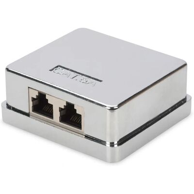 Digitus DN-93713 Surface RJ45 Outlet Box - 2 Ports Digitus DN-93713 Surface RJ45 Outlet Box - 2 Ports