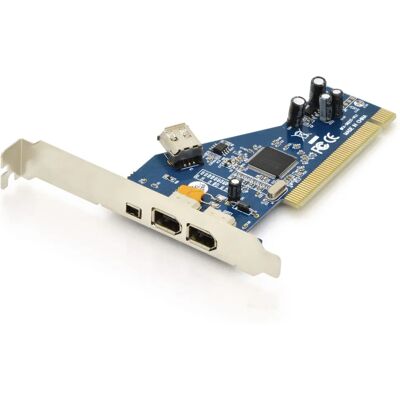 Karta interfejsu Firewire PCI Digitus - 4 porty IEEE 1394a Karta interfejsu Firewire PCI Digitus - 4 porty IEEE 1394a