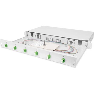 Digitus DN-96330/9APC Panneau de gestion de fibres gris clair Digitus DN-96330/9APC Panneau de gestion de fibres gris clair