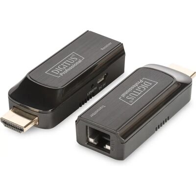 Conjunto Extensor HDMI Mini Digitus - Preto - 50m Conjunto Extensor HDMI Mini Digitus - Preto - 50m