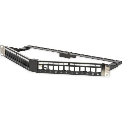 Digitus DN-91414S Winkel Patchpanel - 24 Ports Digitus DN-91414S Winkel Patchpanel - 24 Ports