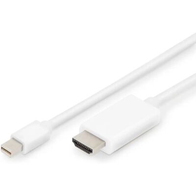 Cable Mini Displayport a HDMI 1m de Digitus Assmann - Adaptador de Video Cable Mini Displayport a HDMI 1m de Digitus Assmann - Adaptador de Video